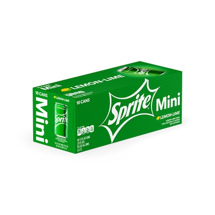 (image for) Sprite Lem Lime Soda Mini 10/7.5 fl oz